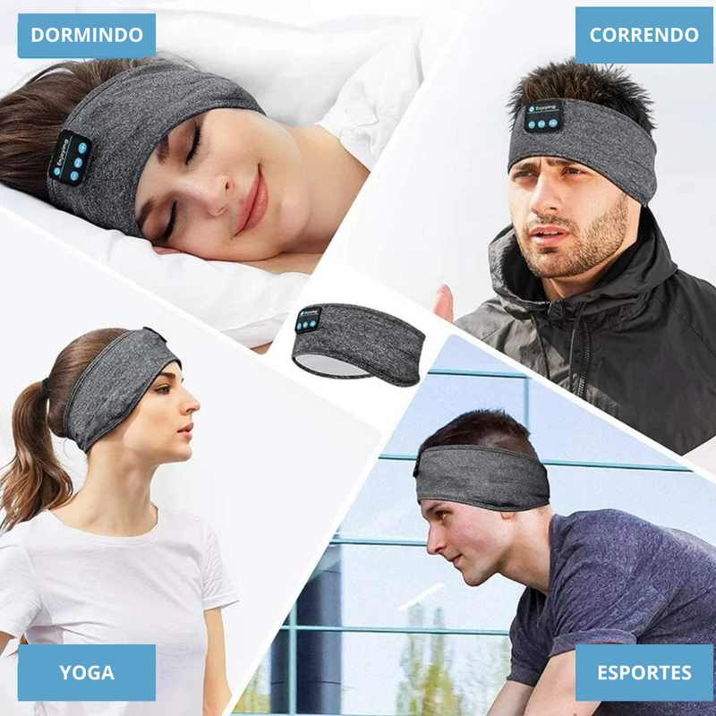 HeadBand com Som Bluetooth